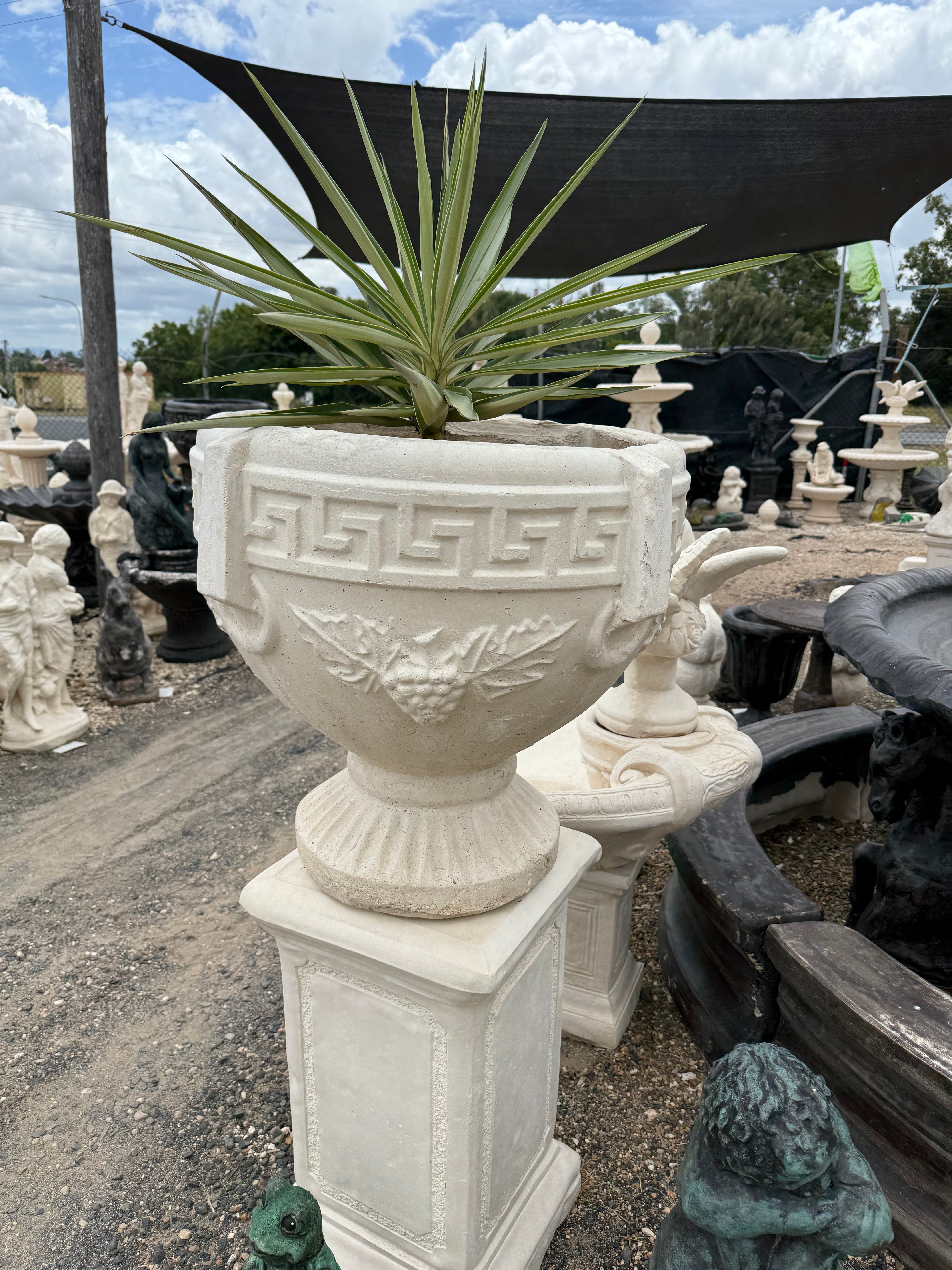 Fancy urn planter