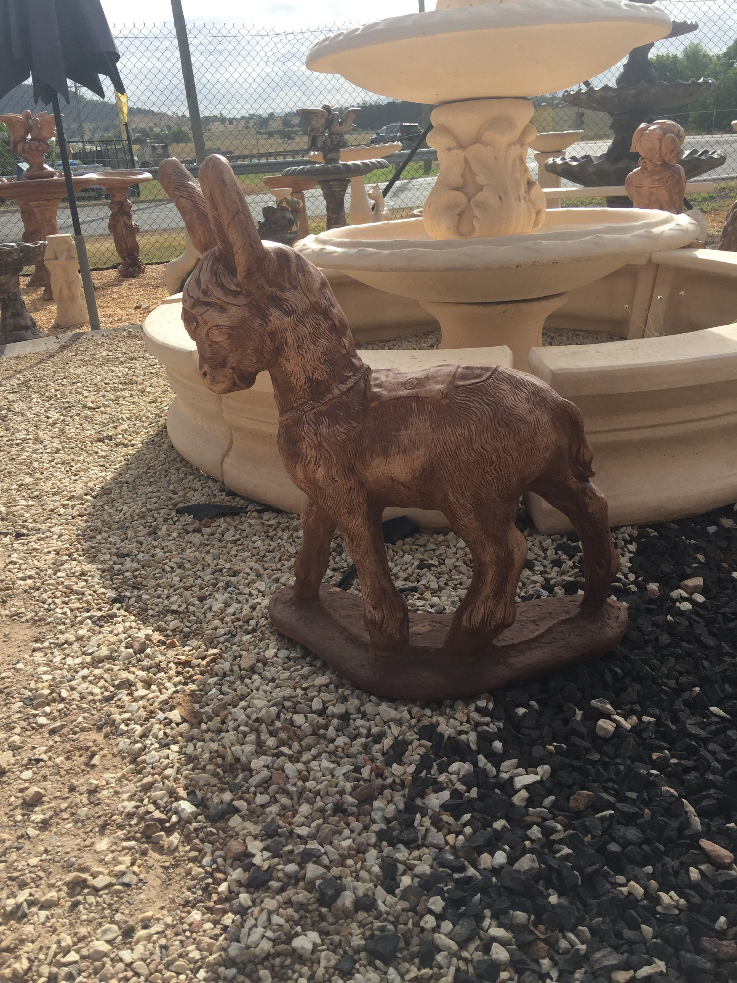 Donkey statue