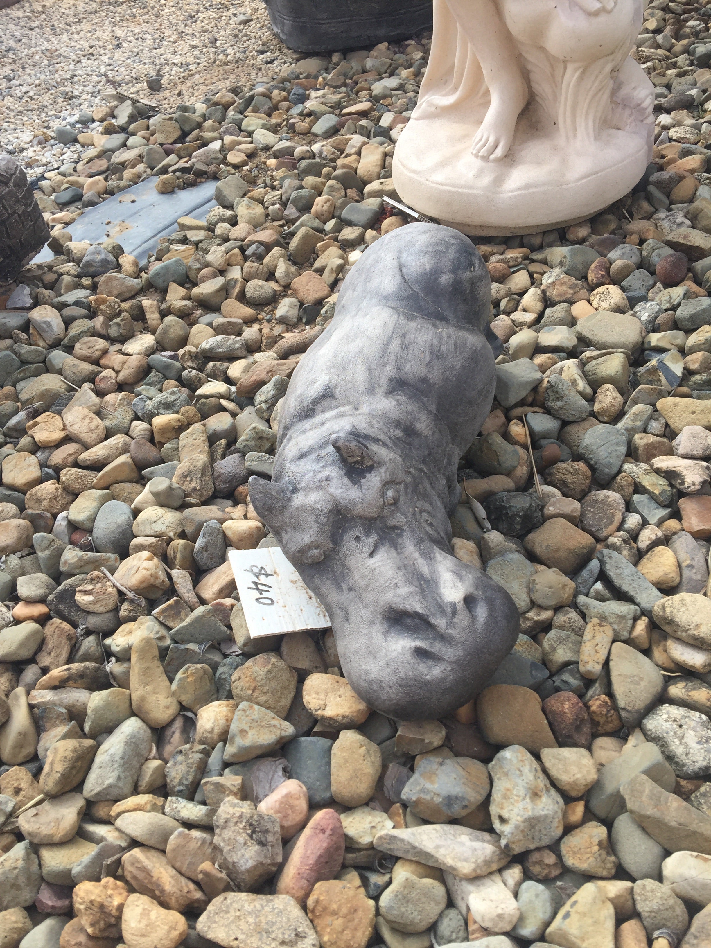 Hippopotamus statue
